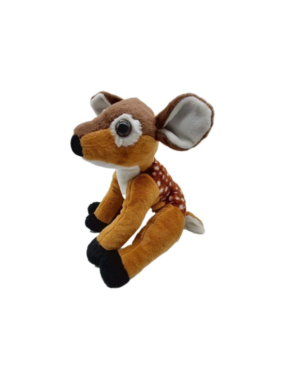 Wild Republic Fawn Spotted Deer Stuffed Animal Plush Brown White Spots 12"